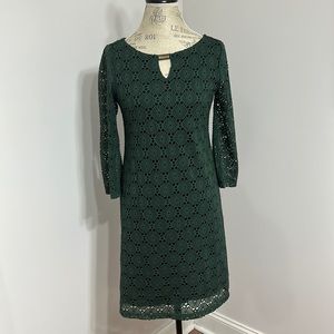 Emma & Michelle Small Forest Green lace Dress